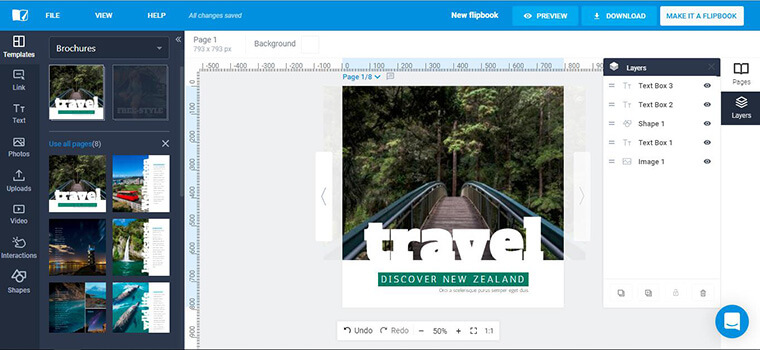 choose flipsnack template