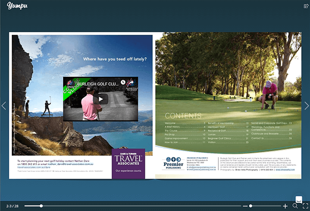 awesome flipbook reading experience